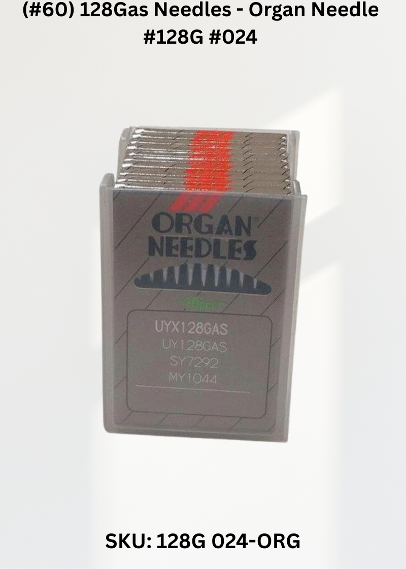 (#60) 128Gas Needles - Organ Needle #128G #024