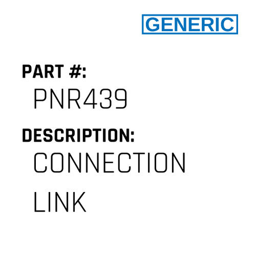 Connection Link - Generic #PNR439