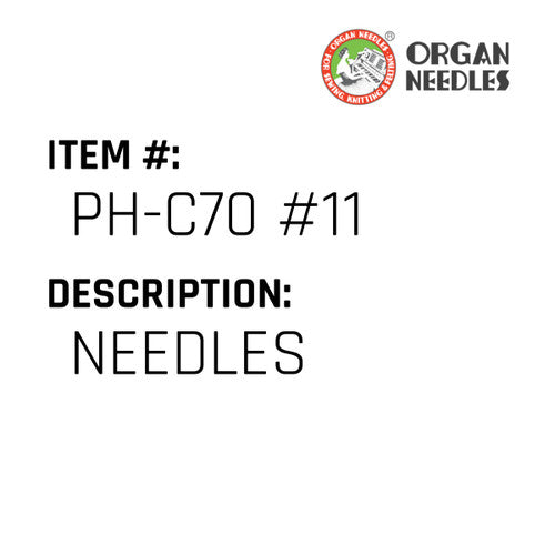 Needles - Organ Needle #PH-C70 #11