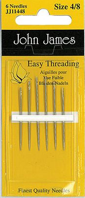 John James Sharps #4/8 Easy Thread 12/box