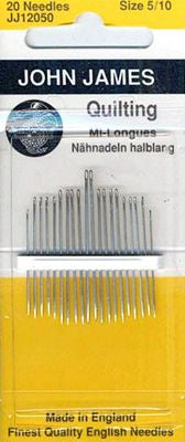 John James Between #5/10 Blister Pack Needles 12/b