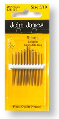 John James Sharps #5/10 Blister Pack Needles 12/b