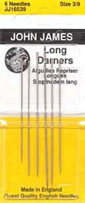John James Long Darners #3/9 Blister Pack 12/bx