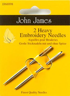 John James Heavy Embroidery 2ct Blister Pack 12/bx