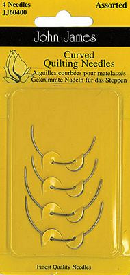 John James Curved Quilting 4ct Needle Set 12/bx