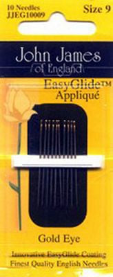 John James Gold''n Glide Applique #9 12/box