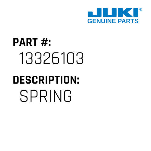 Spring - Juki #13326103