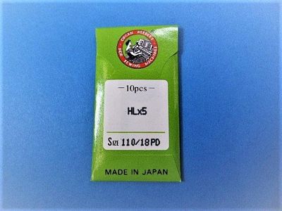 Organ Flat Shank HLx5PD Titanium size 110/18 10/pk