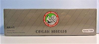 Organ Flat Shank 15x1 s14 Master Box 500 Needles
