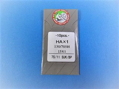 Organ Flat Shank 15x1BP Ball Point sz75/11 10/pkg