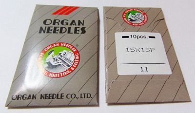 Organ Flat Shank 15x1SP Strech size 75/11 10/pkg