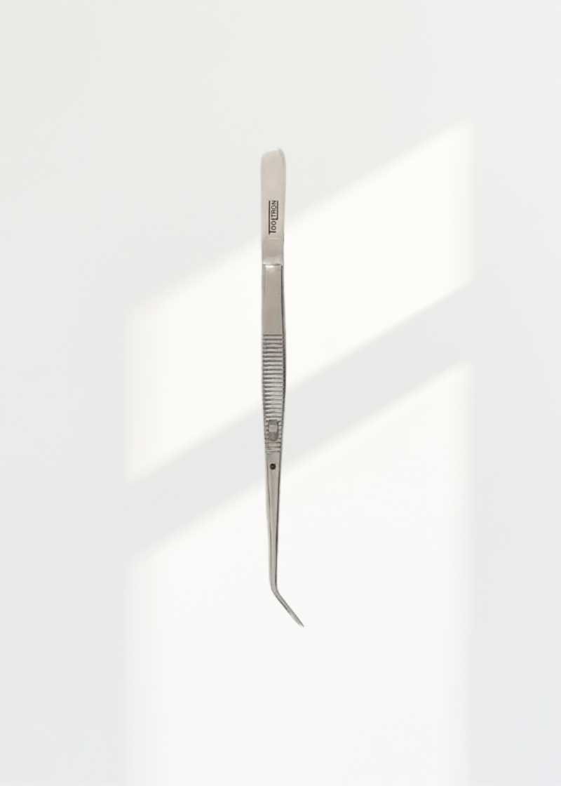 6" Serger Tweezers W/ Serrated Tips