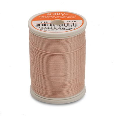 Sulky Cotton Thread 12wt 330yd 3ct Medium Peach