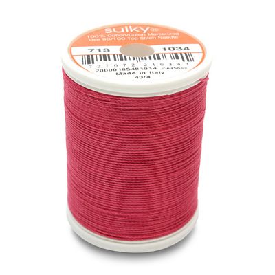 Sulky Cotton Thread 12wt 330yd 3ct Burgundy