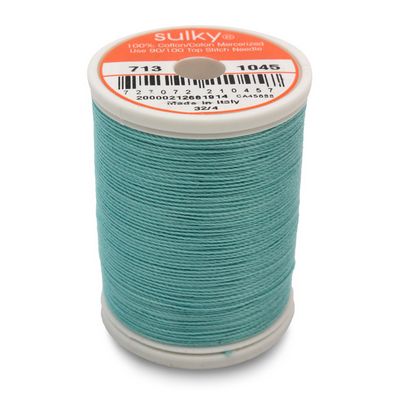 Sulky Cotton Thread 12wt 330yd 3ct Light Teal
