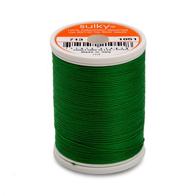 Sulky Cotton Thread 12wt 330yd 3ct Christmas Green