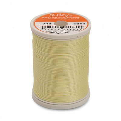 Sulky Cotton Thread 12wt 330yd 3ct Pale Yellow