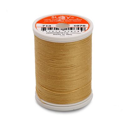 Sulky Cotton Thread 12wt 330yd 3ct Gold