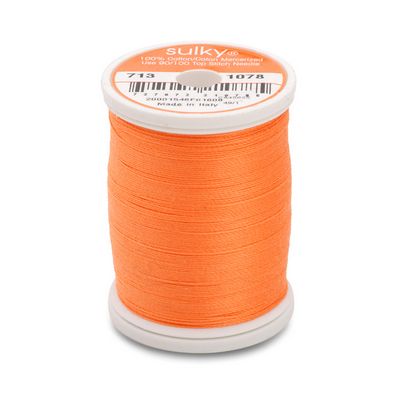 Sulky Cotton Thread 12wt 330yd 3ct Tangerine