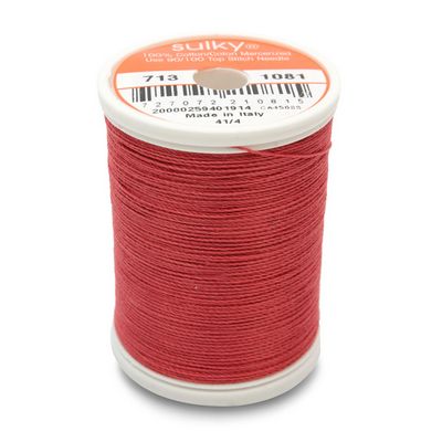 Sulky Cotton Thread 12wt 330yd 3ct Brick