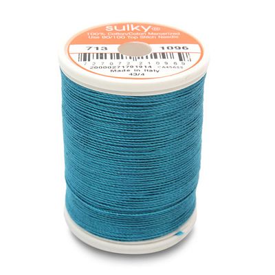 Sulky Cotton Thread 12wt 330yd 3ct Dark Turquoise