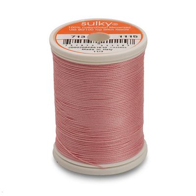 Sulky Cotton Thread 12wt 330yd 3ct Light Pink