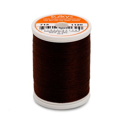 Sulky Cotton Thread 12wt 330yd 3ct Dark Brown