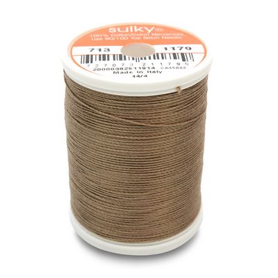 Sulky Cotton Thread 12wt 330yd 3ct Dark Taupe