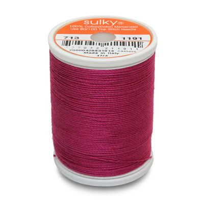 Sulky Cotton Thread 12wt 330yd 3ct Dark Rose