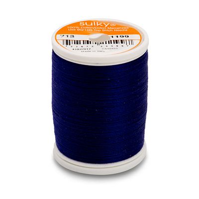 Sulky Cotton Thread 12wt 330yd 3ct Admiral Navy Blue