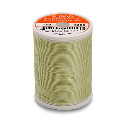 Sulky Cotton Thread 12wt 330yd 3ct Light Avocado
