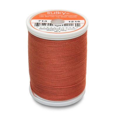 Sulky Cotton Thread 12wt 330yd 3ct Medium Maple