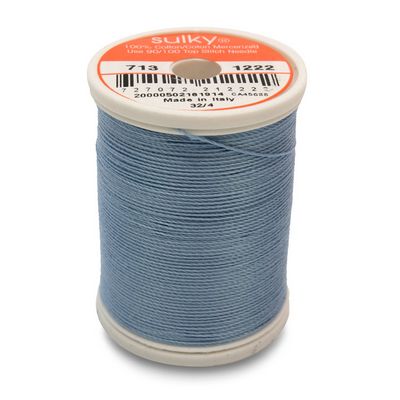 Sulky Cotton Thread 12wt 330yd 3ct Light Baby Blue