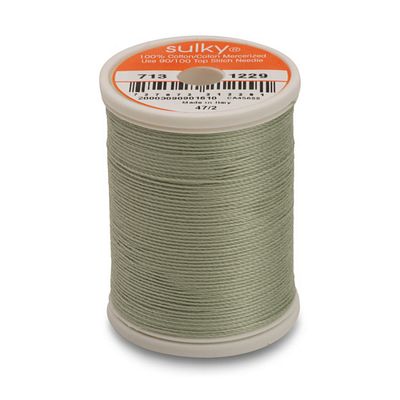 Sulky Cotton Thread 12wt 330yd 3ct Light Putty