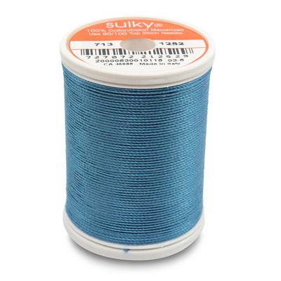 Sulky Cotton Thread 12wt 330yd 3ct Bright Peacock