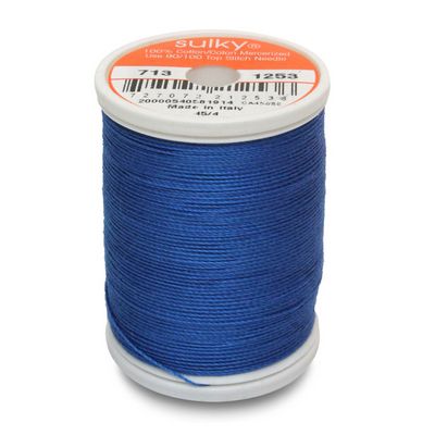 Sulky Cotton Thread 12wt 330yd 3ct Dark Sapphire