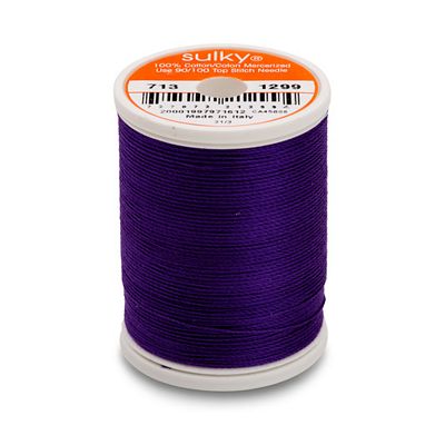Sulky Cotton Thread 12wt 330yd 3ct Purple Shadow