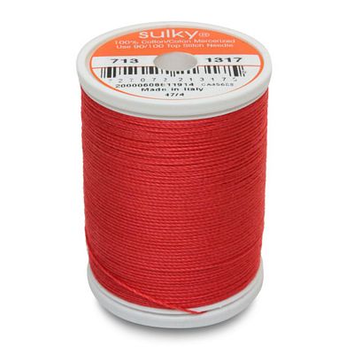 Sulky Cotton Thread 12wt 330yd 3ct Poppy