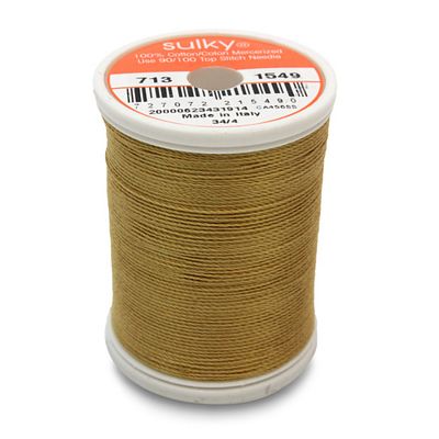 Sulky Cotton Thread 12wt 330yd 3ct Flax