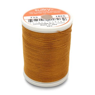 Sulky Cotton Thread 12wt 330yd 3ct Galley Gold