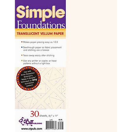 C&T Publishing Simple Foundations Vellum Paper