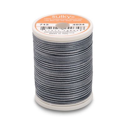 Sulky Blendables 12wt 330yd 3ct Soft Blacks