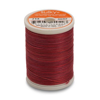 Sulky Blendables 12wt 330yd 3ct Redwork