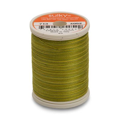 Sulky Blendables 12wt 330yd 3ct Lime Batik