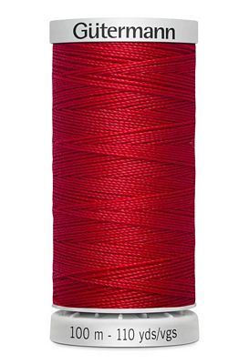 Gutermann Extra Strong Poly 12wt 100m 3ct- Scarlet