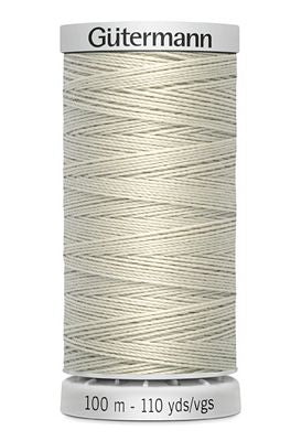 Gutermann Extra Strong Poly 12wt 100m 3ct- Off White