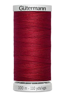 Gutermann Extra Strong Poly 12wt 100m 3ct- Crimson Red