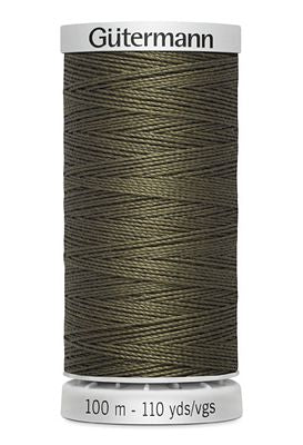 Gutermann Extra Strong Poly 12wt 100m 3ct- Deep Brown