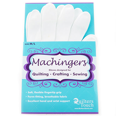 Quilters Touch Machingers Quilting Gloves sz Sm/Med
