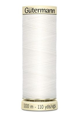 Gutermann Sew-All Thread 100m 3ct- White